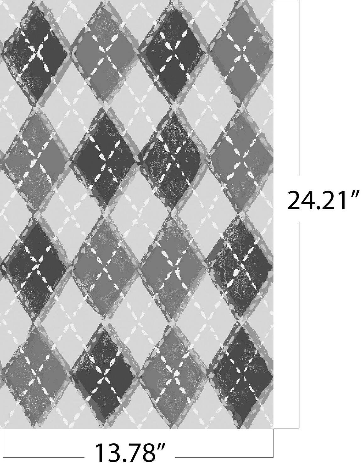 Oblique Argyle - Golden Slate - 4131 - 06 Pattern Repeat Image