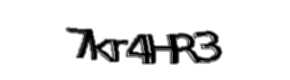 Security check image, please type the characters shown