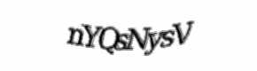 Security check image, please type the characters shown