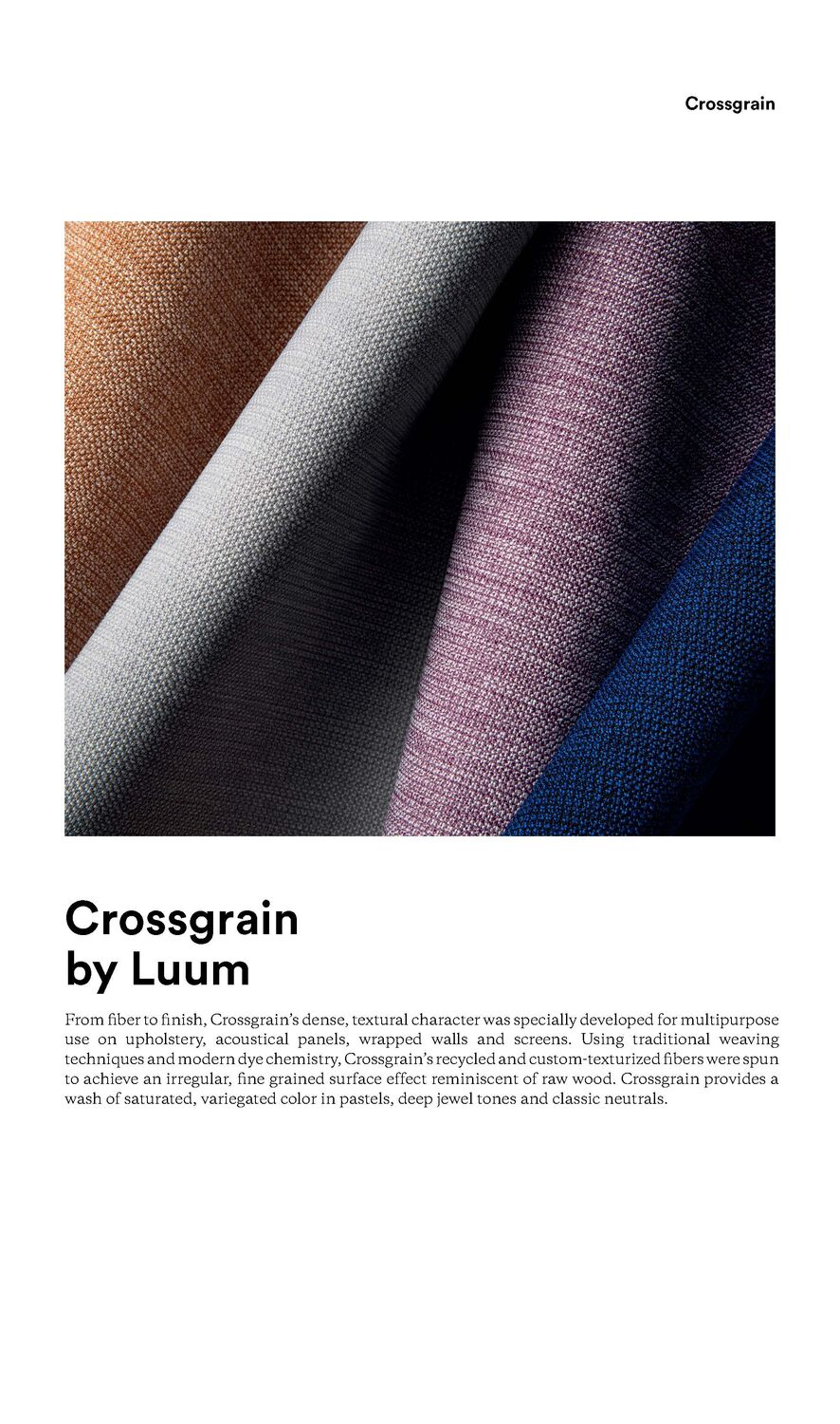 Crossgrain - Underbrush - 4089 - 01 Sample Card