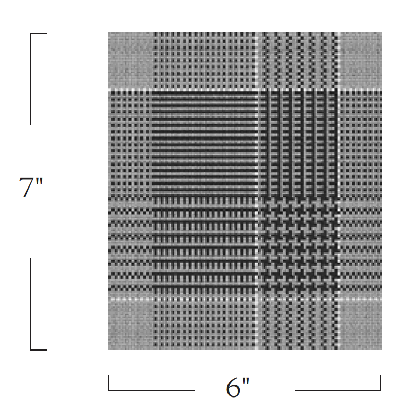 Melange Check - Brick Dust - 4100 - 06 - Half Yard Pattern Repeat Image