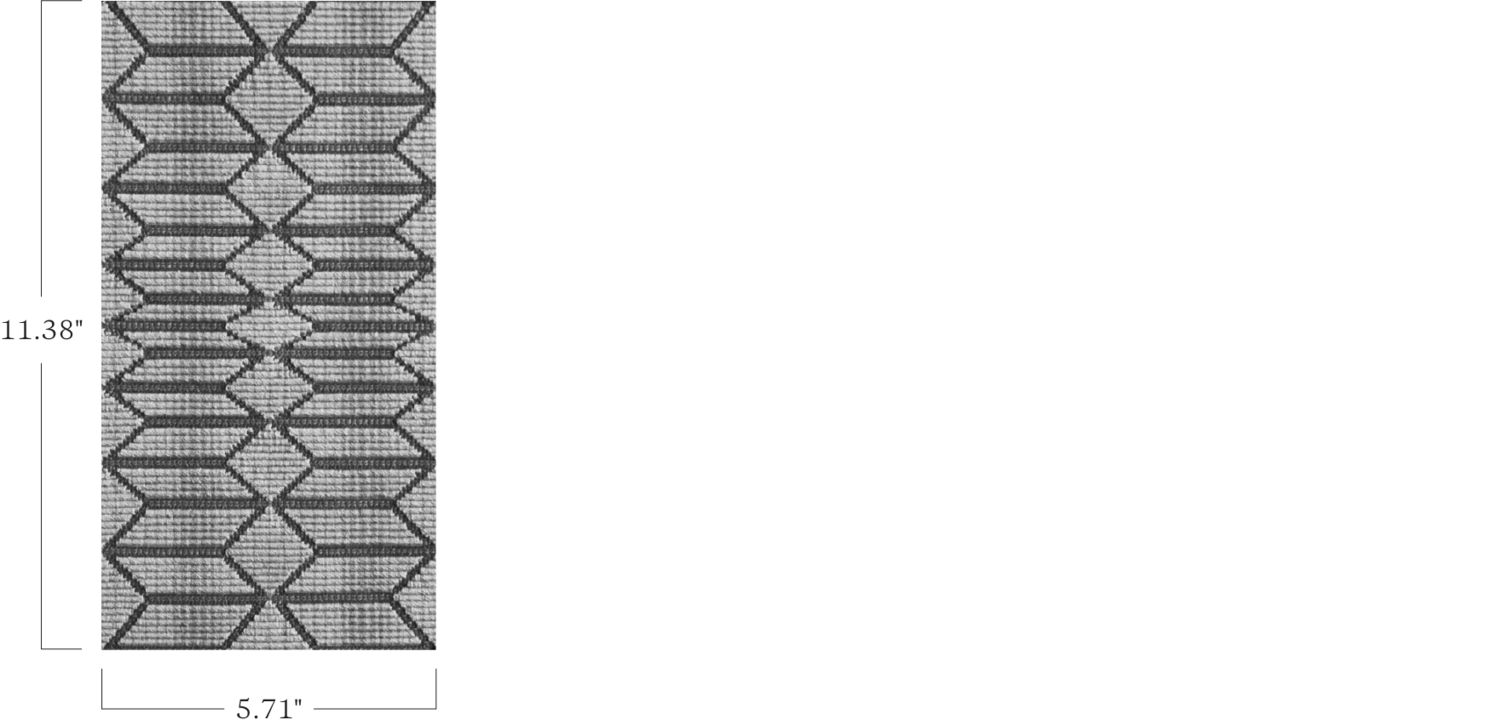 Angulo - Inlay - 4038 - 06 - Half Yard Pattern Repeat Image