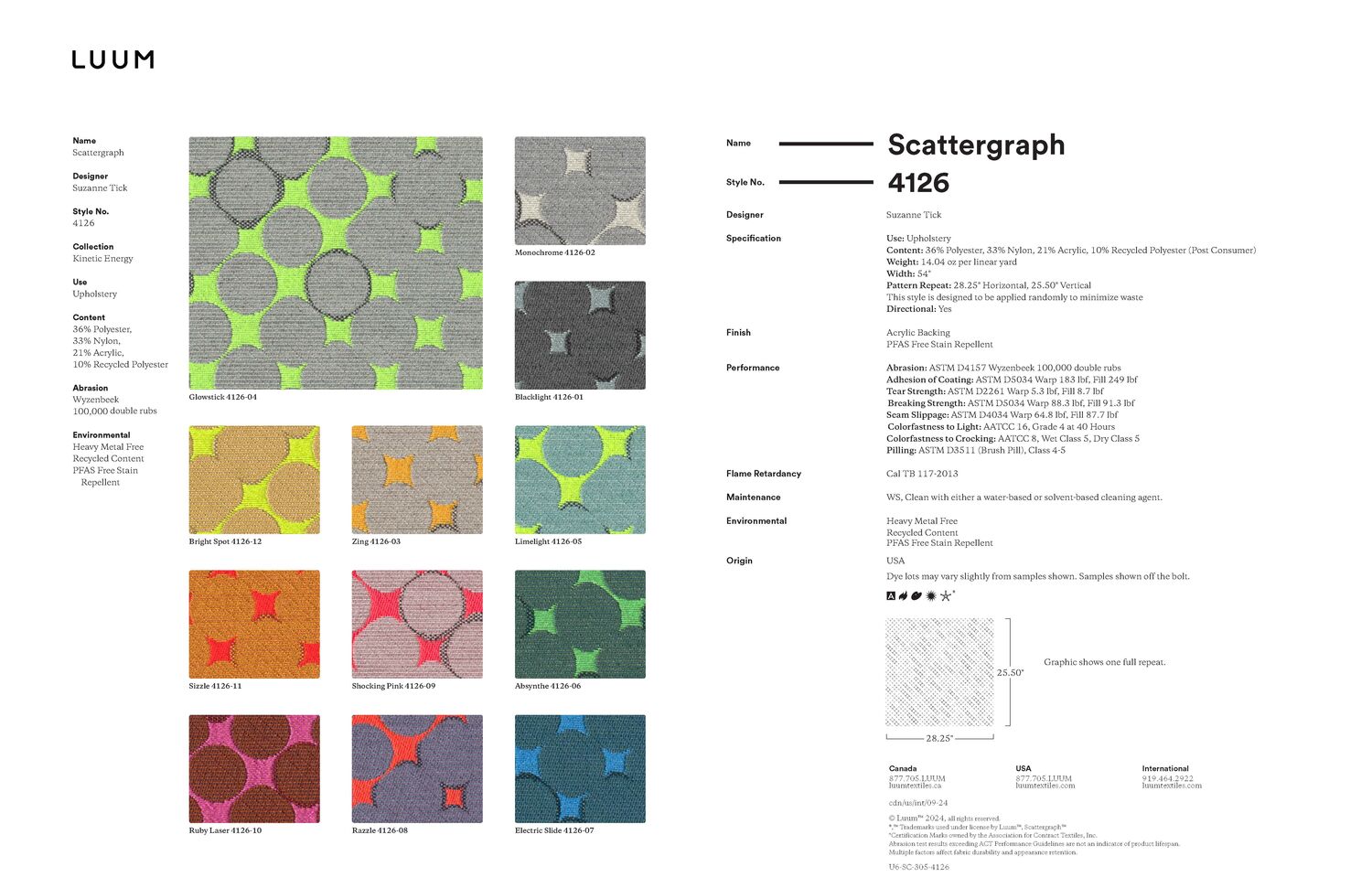 Scattergraph - Monochrome - 4126 - 02 Sample Card