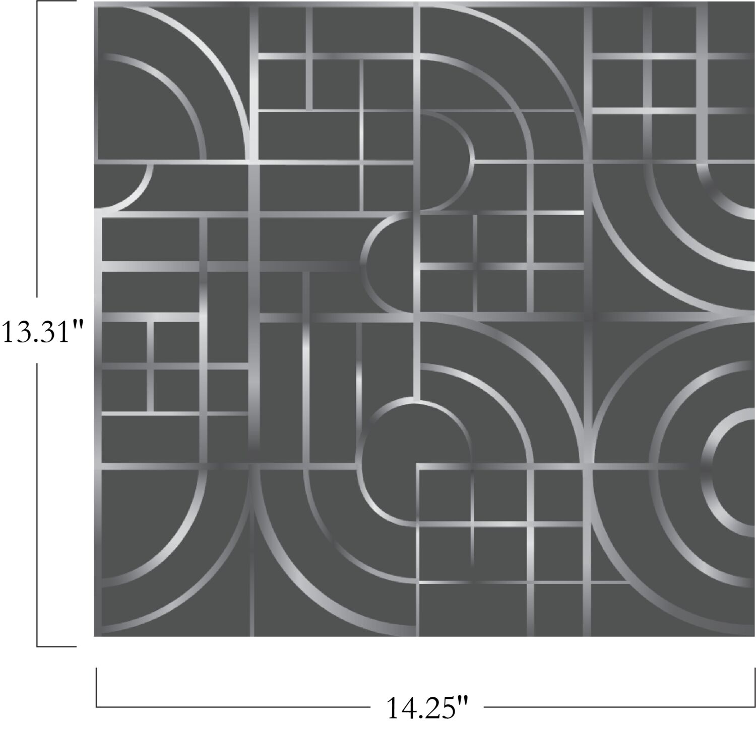 Thangka - Silver Rings - 4055 - 02 - Half Yard Pattern Repeat Image
